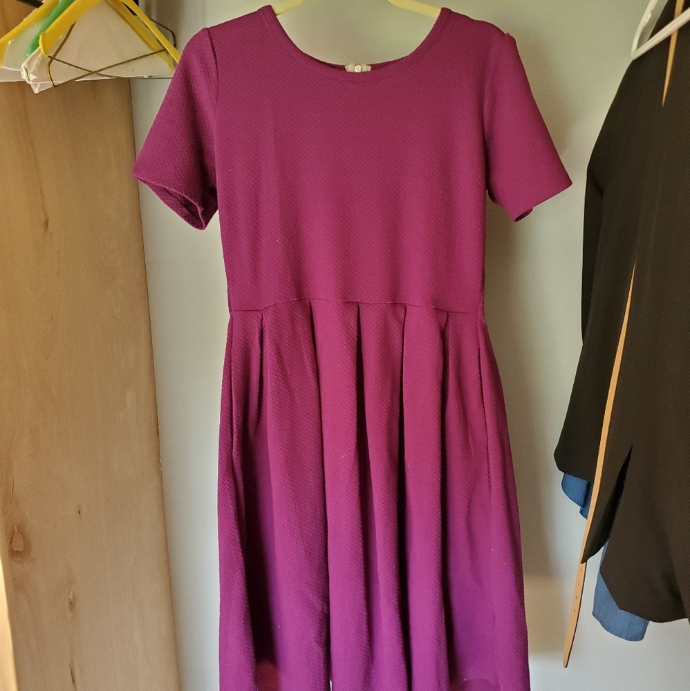 Purple Lularoe Amelia